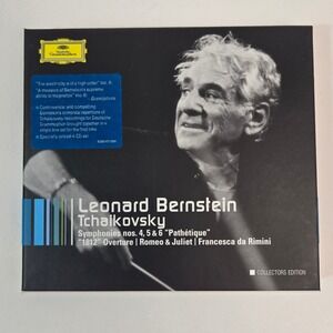 Leonard Bernstein - Tchaikovsky Symphonies 4 CD Deutsche Grammophon EX Box Set